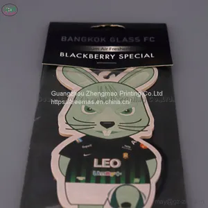 Double-side Printing Animal Pattern Also OEM Any Design You Like Aroma Paper Car Air Freshener thumbnail-2