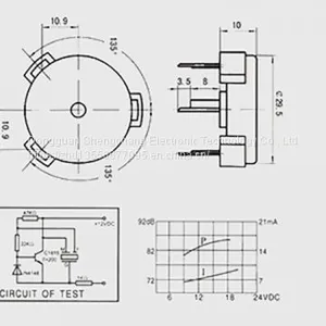 Piezoelectric Passive Buzze Scdz30*10 thumbnail-3
