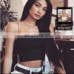 High Quality Womens Sexy Cami Tank Tube Crop Top thumbnail-1