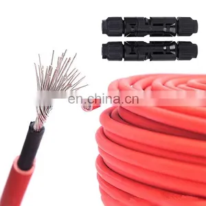 Insulation Types pv Photovoltaic Wiring Solar Cables Wire Cable 1.5 Single dc Solar Cable thumbnail-2