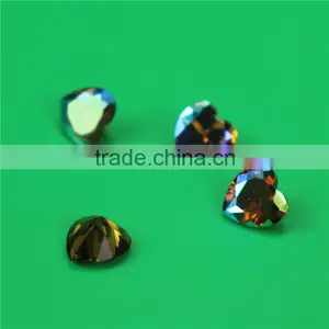 Wholesale Incomparable Beautiful 7mm Round Olivine Zircon ab Sand Price thumbnail-4