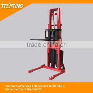 Semi Electric Pallet Stacker thumbnail-2