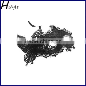 Beautiful Girl Model With Feather Design Party Masks Party&Event Type Masks SCM0030 thumbnail-3