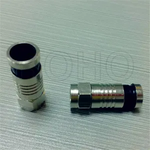 RG6 Rg59 Rg11 Compression RF F Cable Connector for Coaxial Cable thumbnail-5