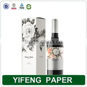Luxury Custom Print Wine Box Packaging Cardboard Wine Gift Box thumbnail-5