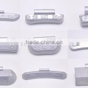 ZINC(ZN) Clip on Wheel Balance Weights for REG P AW MC FN Wheel Rims thumbnail-4
