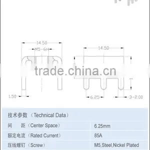Terminal Metal Parts With Solder Pins AO-15-6J-N1 Terminal Accessory thumbnail-2