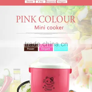 Chinese Semi-automatic Pink Rice Cooker thumbnail-1