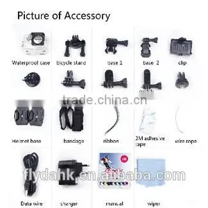 Waterproof Sports dv 7 Colors Full hd Action Sj4000 Mini Action Camera thumbnail-5