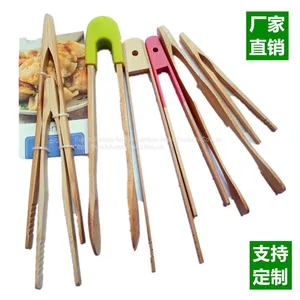 Bamboo Tongs for Bread /bambu Tong Big Tong for BBQ From Twinkle Bamboo Food Tongs thumbnail-1