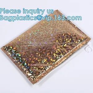Biodegradable Compost Slider Zip Lock Bubble Bag Eco Ziplockk Padded Bags Mailer Zip Zipper Bubble Bag Padded Bubble Bag thumbnail-2