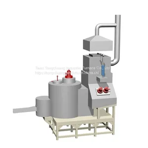 Tower Centralized Melting Furnace， Aluminum Ingot Melting Furnace， Continuous Heating Crucible Holding Furnace thumbnail-1