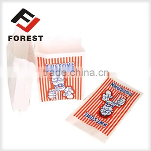 Microwave Popcorn Paper Bags With Colored Lunch Bags thumbnail-1
