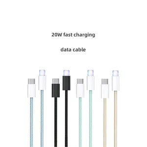 Fast Charging Phone Cable 20W PD Charger Cables Fast Charging Data Sync Type C Charging Cable for Iphone 11 12 13 thumbnail-1