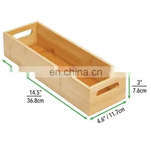 New Design Multi-purpose High Quality Simple Luxury Kitchen Bamboo Storage Holder thumbnail-5