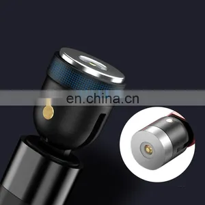 Wholesale 540 Rotation Magnet 3in 1 Nylon Led Micro USB Type C Data Magnetic Charging Cable for Phone thumbnail-5