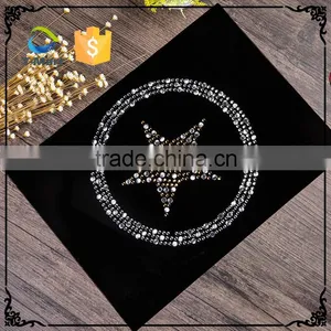 Hot Sale Star Pattern Eastern Star Rhinestone Iron On Transfer thumbnail-1