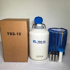 High-Performance YDS-10-80 Liquid Nitrogen Tank for Cell Preservation thumbnail-1