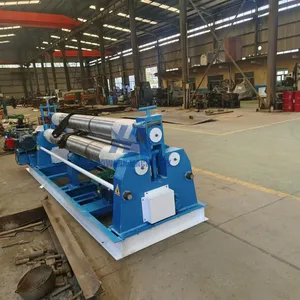 Plate Rolling Machine Roll Cones Heavy Duty Roller Bending Machine 4-roller Plate Rolling Machine thumbnail-5