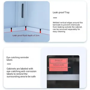 PP Acid and Alkali Storage Cabinet for Safe Chemical Containment thumbnail-4