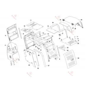 Genuine & OEM SANY Spare Parts Catalogue Online SANY Excavator Parts Diagram thumbnail-5