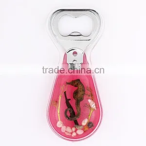 2016 New Resin Promotional Beer Bottle Opener PVC Seahorse thumbnail-5