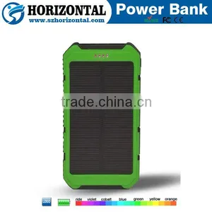 Newest 10000mah Dual Usb Charger Solar Power Bank for Cell Phones thumbnail-1