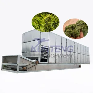 Continuous Large Capacity Hemp Flowers Cbd Drying Machine Indian Hemp Seed Hemp Leaf Dryer EPC thumbnail-1