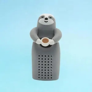 Silicone Bear Shape Tea Bag Filter Infuser Cute Tea Strainer Diffuse Coffee Spices Kitchen Gadget Coffee & Tea Tools 3-7 Days thumbnail-5