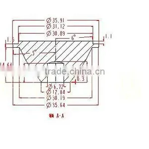 35.8mm 36mm 38mm PMMA Led Optical Lens Reflector thumbnail-4