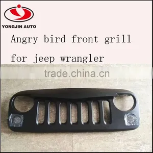 Auto Spare Parts Angry Front Grille 4x4 Offroad Bird Grill for Jeep Wrangler thumbnail-3