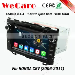 Wecaro Android 4.4.4 High Quality 8" 2 Din Car Dvd Gps for Honda Crv OBD2 Playstore 2006 - 2011 thumbnail-6