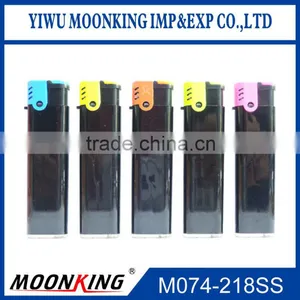 Gas Cigarette Lighter ,quality Electron Windproof Lighter With Colored Cap and Ignition thumbnail-1