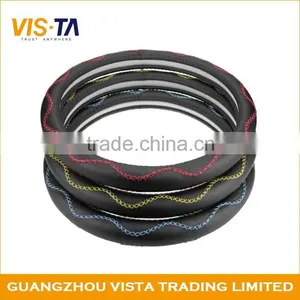 2016 New Design Genuine Steering Wheel Cover Leather thumbnail-1