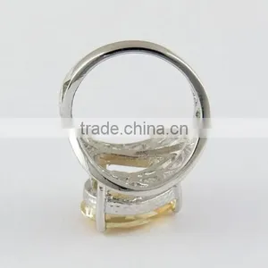 Ray Of Light Yellow Citrine Ring, Handmade Silver Jewelry, Online Silver Jewelry thumbnail-4