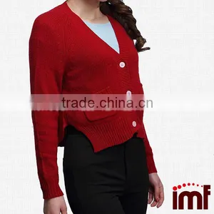 Cashmere Cropped Cardigan,Women's Cardigans thumbnail-1