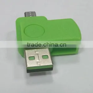 New Style 2 in 1 USB 2.0 OTG Card Reader Adapter ,SD TF Card Reader For Android Phones thumbnail-2