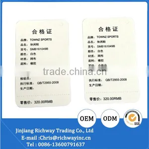Hangtag of Shoes and Garment thumbnail-2