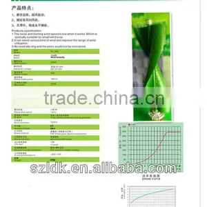 300w Wind Turbine/ Vertical Axis Wind Turbine thumbnail-1