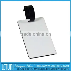 Promotional Sublimation Shaped MDF Luggage Tag thumbnail-3