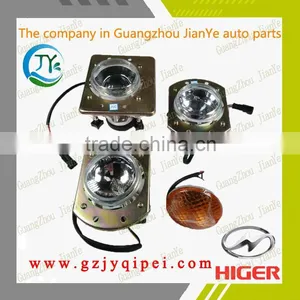 Good Quality KLQ6125A Higer Bus Parts Combined Headlights Headlamps Assembly 24v thumbnail-1