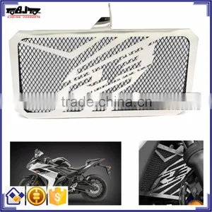 BJ-RG-YA004 Stainless Steel 304 Motorcycle Black Radiator Guards Cover Grille for Yamaha Yzf R3 2015 2016 thumbnail-1