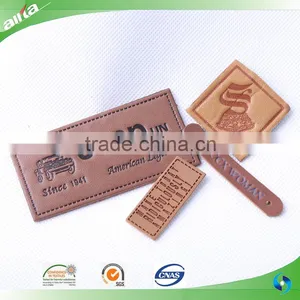 Wholesale Custom Embossed Leather Patches Label thumbnail-2