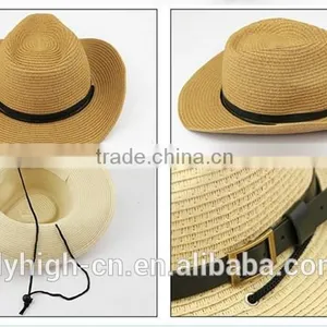 Custom Men's Straw Cowboy Hat thumbnail-1
