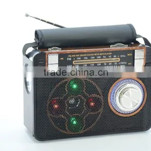 Hot Sale Led Light Outdoor Music Portable Mini Solar Powered Am/fm Radio thumbnail-1