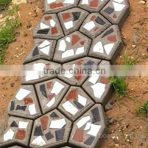 Plastic Concrete DIY Pavement Mould New Pathway Maker Mould DIY Pathway Stone Mold thumbnail-1