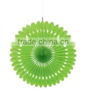 Hot Sale !small Lovely Tissue Paper Fan for Party Wedding Decorations thumbnail-3