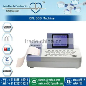 CE & ISO Approved Digital Potable Electrocardiograph 12-Channel ECG Machine Device at Best Price thumbnail-1