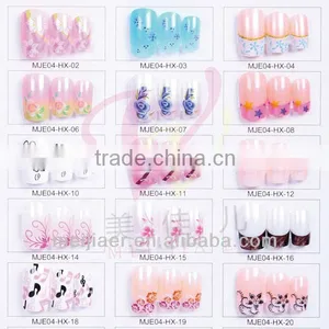 2013 New Design Bowknot French Finger Artificial Nail thumbnail-1