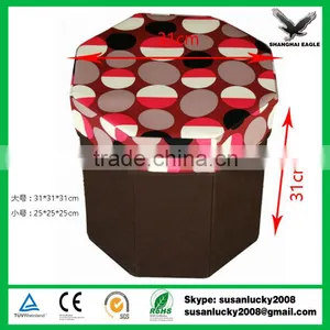 Most Popular PU Storage Ottoman With Imprint Logo (diectly From Factory) thumbnail-1
